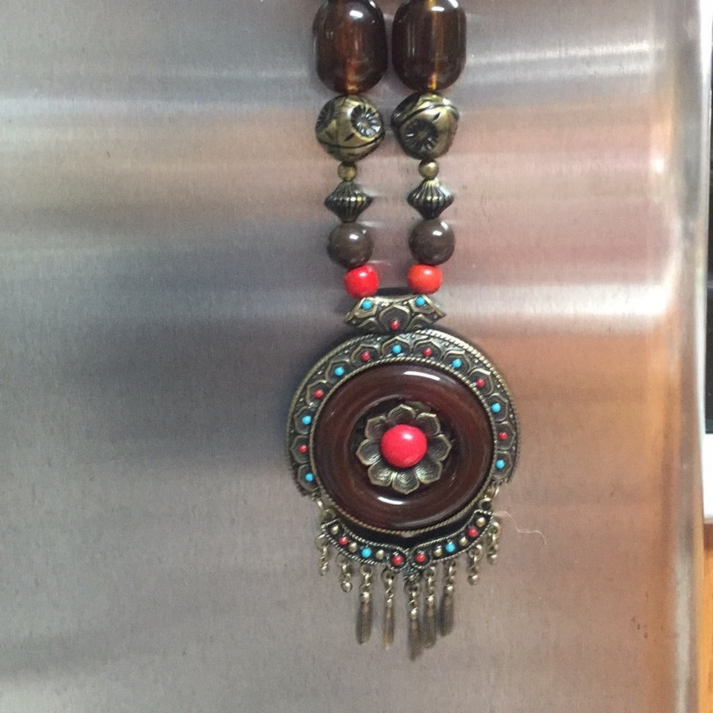 Bohemian large Necklace